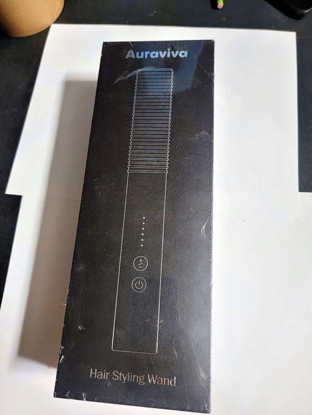 Auraviva Hair Styling Wand Black NWT